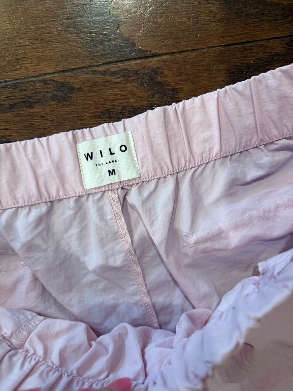 Wilo The Label light pink parachute cargo pants, medium - Picture 5 of 8